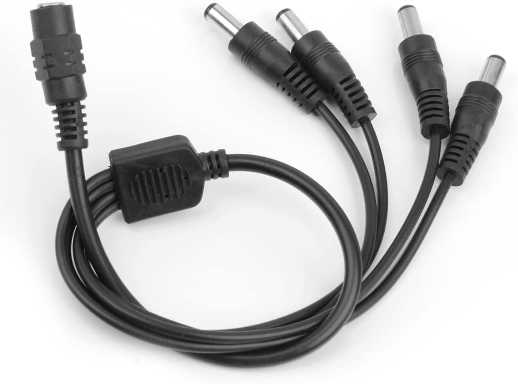 Rakuten - DC電源 4分岐ケーブル外径5.5mm 内径2.1mm 直流電流用