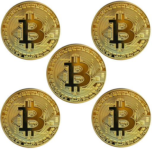 ビットコイン 仮想 通貨 コイン グッズ アートコレク BitCoin 記念硬貨 (ゴールド) 5枚入り ビットコイン 仮想 通貨 コイン グッズ アートコレク BitCoin 記念硬貨 (ゴールド) 5枚入り