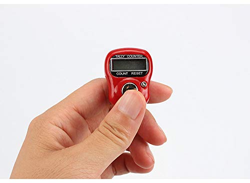 小型 デジタルカウンター 指用 数取り器 1pc 指用液晶電子デジタル 5桁LED電子指カウンター