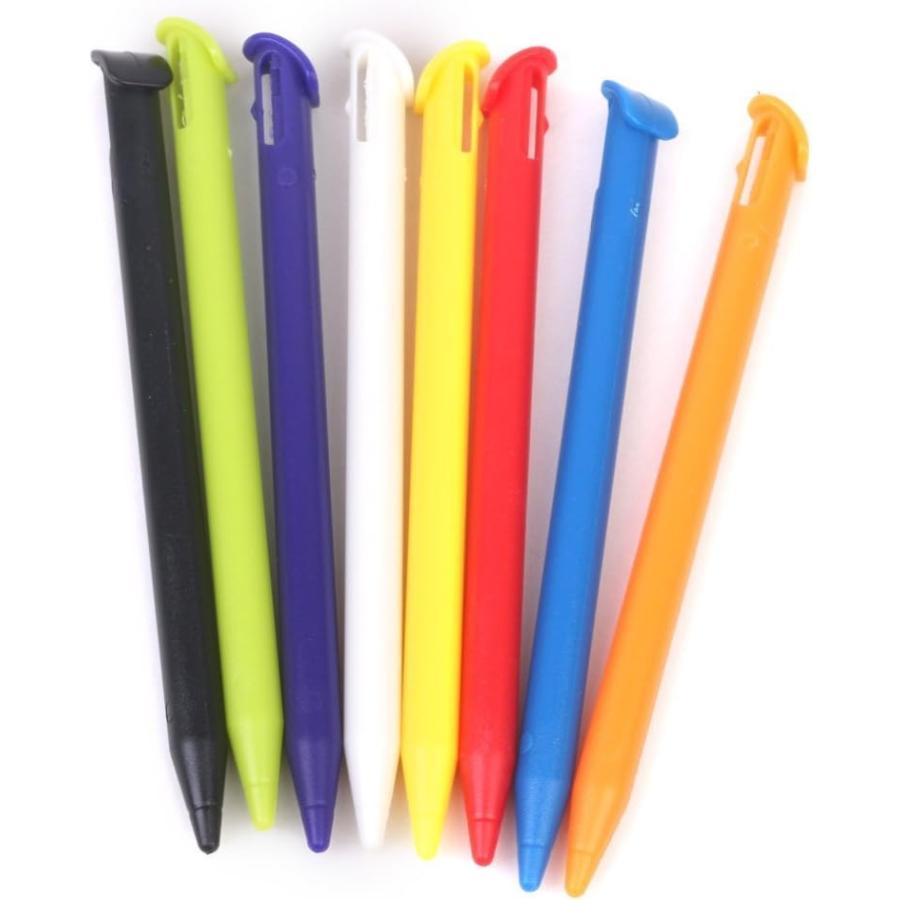 8本セットスタイラスタッチペン プラスチックペン　New 3DS に適用