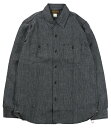 FREEWHEELERS CO. Neal SHIRT 2313102 BLACK PEPPER CHAMBRAY size.14,15,16,17,17 1/2