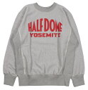 FREEWHEELERS CO. YOSEMITE HALF DOME SIDEWAYS SERIES SET-IN SLEEVE SWEAT SHIRT 2224001 MIX GRAY size.S,M,L,XL