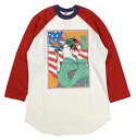 FREEWHEELERS CO. Japanese Oriental Art Style Souvenir Collection 自由婦女人相 2125022 OFF-WHITE×CHILI×FADE NAVY size,S,M,L,XL