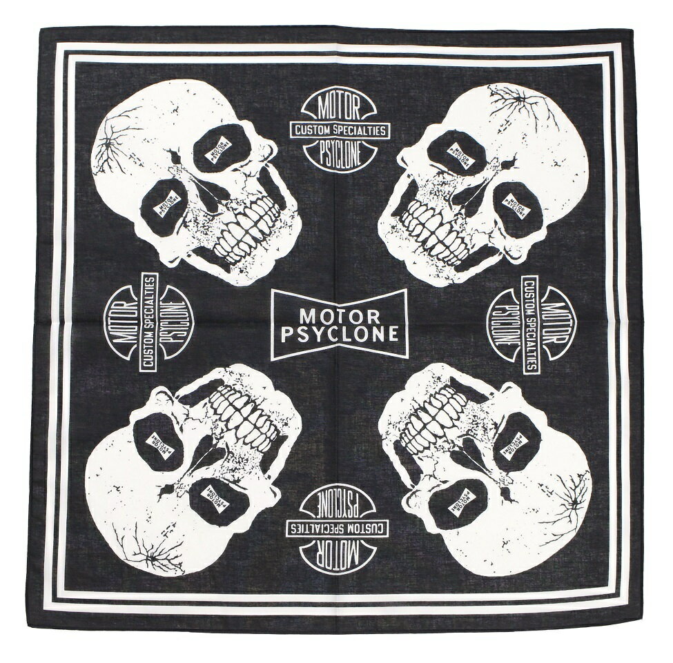 FREEWHEELERS & CO. 《MOTOR PSYCLONE GARAGE SERIES》 ["RIDE OR DIE" PROMOTION BANDANA #2227014 BLACK]のサムネイル