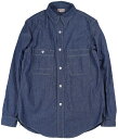 FREEWHEELERS CO. BRAKEMAN WORK SHIRTS UNION SPECIAL OVERALLS 1823006 INDIGO CHAMBRAY size.13.14.15.16.17.17 1/2