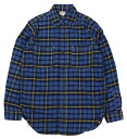 FREEWHEELERS CO. BAKEHEAD SHIRTS 1533000 BLUE×NAVY×YELLOW size.14,15,16,17,17 1/2