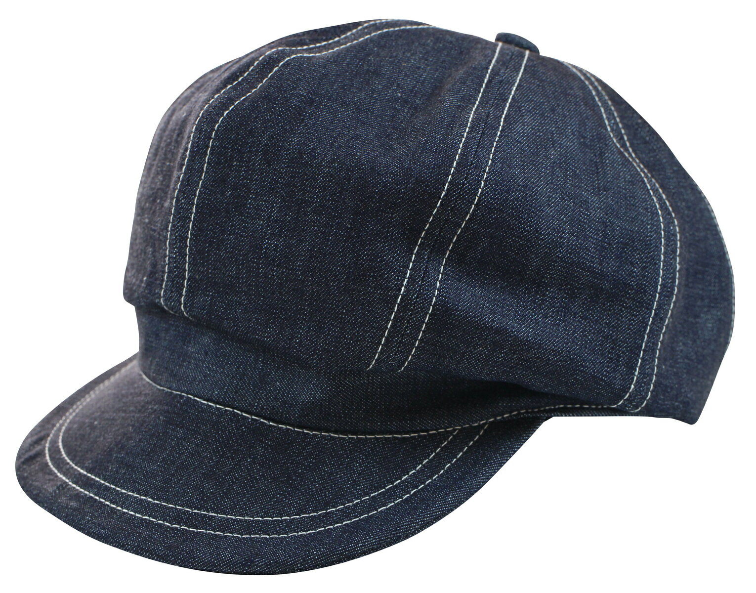 【父の日特別価格】MARONE ハンチング帽 キャップ メンズ 春 夏 帽子 CAP ハンチングベレー 鳥打帽 大きいサイズ レディース カジュアル 普段使い おしゃれ ギフト プレゼント あす楽 イタリアブランド マローネ Mezzaluna Cotton（メッツァルーナ コットン） CT814 ブルー