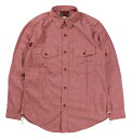 FREEWHEELERS CO. SKID ROW SHIRT 2333002 RED CHAMBRAY size.14,15,16,17,17 1/2