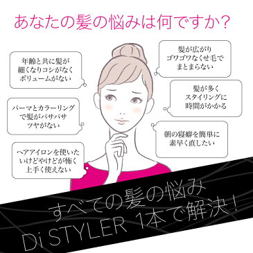 ★特別価格★Di STYLER（ディアイスタイラー）【メーカー公式店】★送料無料★寝癖直し・くせ毛直し・うるツヤ・時短・マイナスイオン・ドライヤー・ブラシ型ヘアアイロンドライヤー・ストレートブラシアイロン