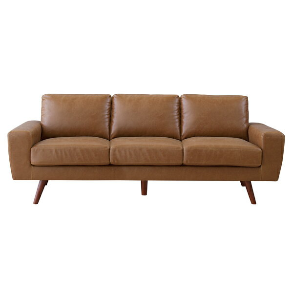 ジェネラル 3人掛け GS-78LBR アンティーク お洒落 北欧 フレンチ カントリー モダン ソフトレザー ア..