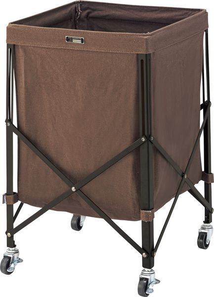 フォールディングバスケットワゴン折りたたみ 収納 スチール シンプル ナチュラル 北欧 ベージュ ブラック グリーン 入れ物 片付け キャスター付き かっこいい おしゃれ