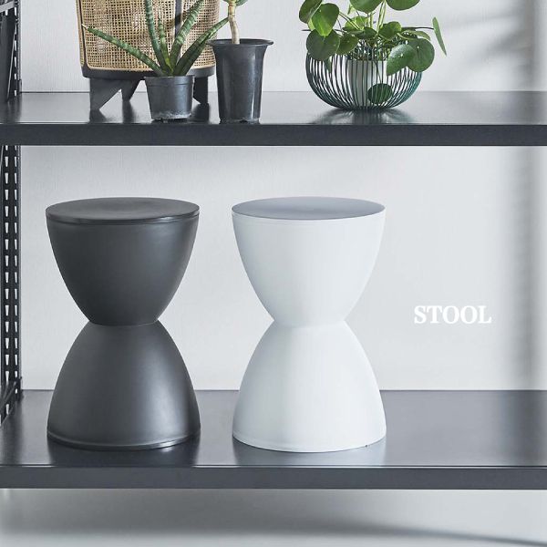 スツール PC-680BK PC-680GY PC-680SBL PC-680WH 椅子 いす チェア ブラック グレー スカイブルー ホワ..