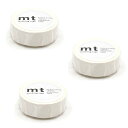 カモ井加工紙 マスキングテープ マットホワイト MT01P208 【× 3 個 】