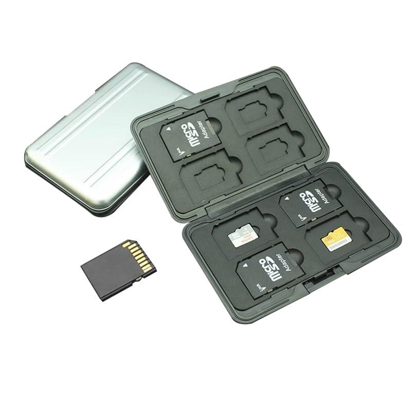 【防塵・防水・落下防止】マイクロSDカードケース - コンパクトで使いやすいSDカード保護ケース、sdカード ケース、ゲームカードプロテクター、テレフォンカードプロテクター