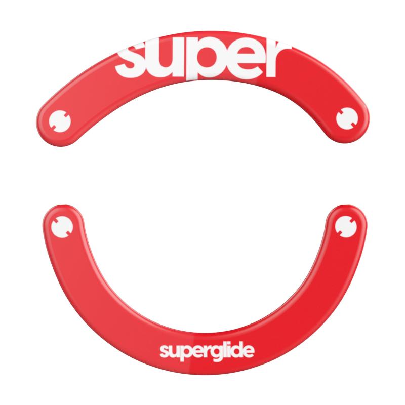 Superglide2 マウスソール for Logicool G703 / G603 / G403 マウスフィート 強化ガラス素材 ラウンドエッヂ加工 高耐久 低摩擦 Super Smooth