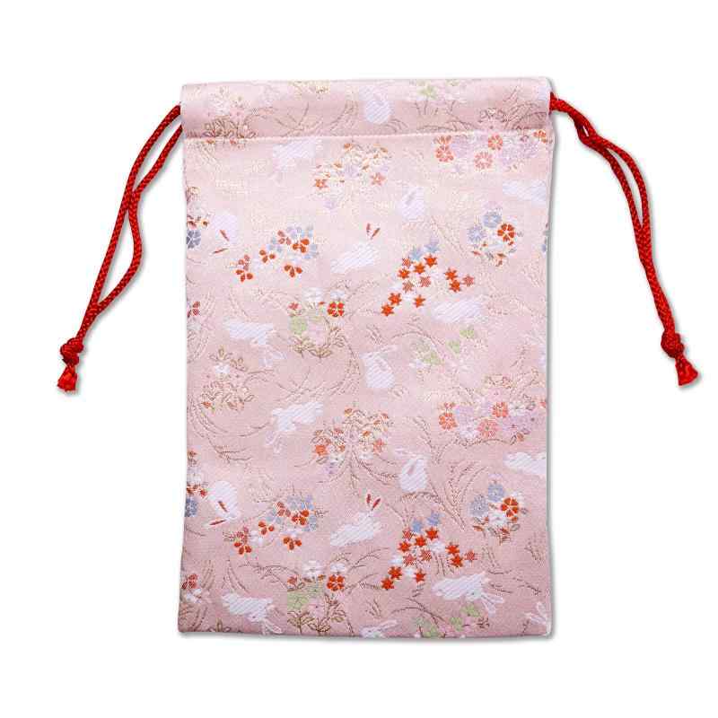[京都藝美堂] 西陣織 金襴 御朱印帳入れ 巾着 日本製