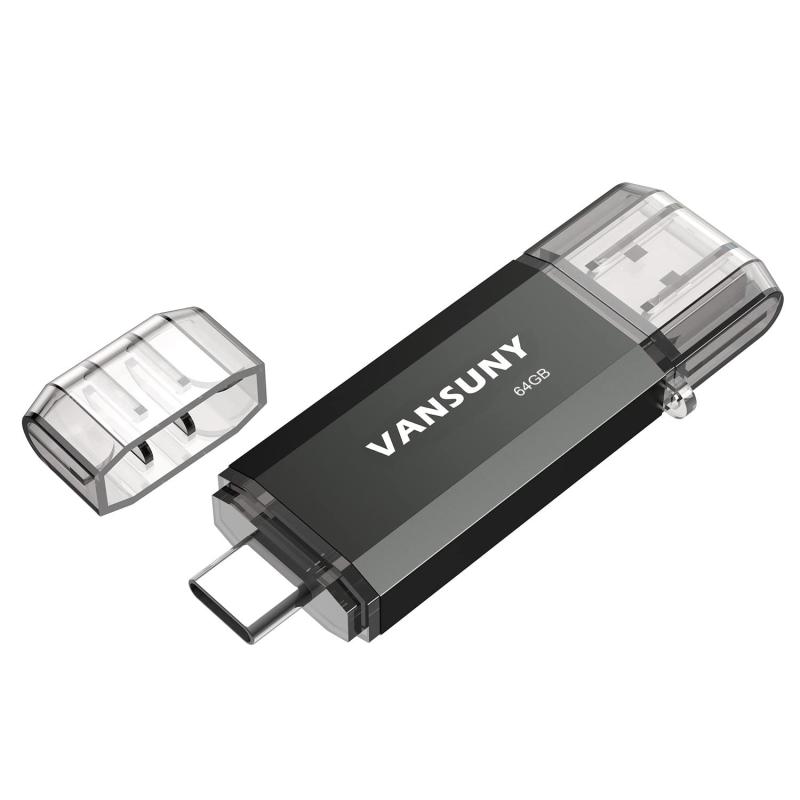 Vansuny USBメモリ タイプC フラッシュドライブ 2in1 USB 3.0 + USB Cメモリ