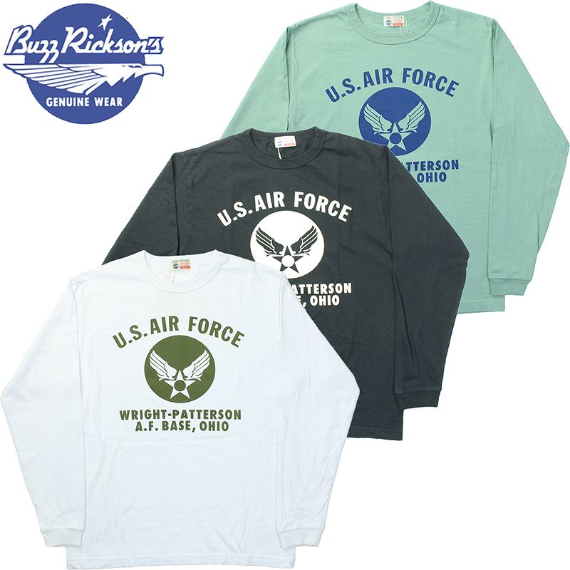 【スーパーSALE対象商品】バズリクソンズ 長袖 Tシャツ "U.S. AIR FORCE" BR69446 / BUZZ RICKSON'S LONG SLEEVE T-SHIRTS "U.S. AIR FORCE"