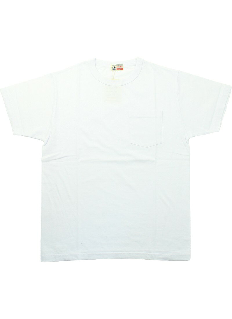 バズリクソンズ 無地 ポケット付き 半袖 Tシャツ BR78711 / BUZZ RICKSON'S S/S POCKET T-SHIRT