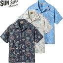 サンサーフ コットン×リネン スラブヤーン オープン シャツ アロハ シャツ “HELE-MAI-E” SS39501 / SUNSURF COTTON × LINEN SLUBYARN OPEN SHIRT “HELE-MAI-E”