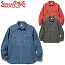 VK[P[ W[R[h  [N VcuSC25511vJEAN CORD WORK SHIRT (LONG SLEEVE) SUGAR CANE