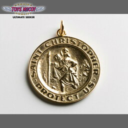 トイズマッコイ スティーブ・マックィーン「セイントクリストファー ペンダント ST.CHRISTOPHER PENDANT ゴールドGOLD」TMA1631 TOYS McCOY