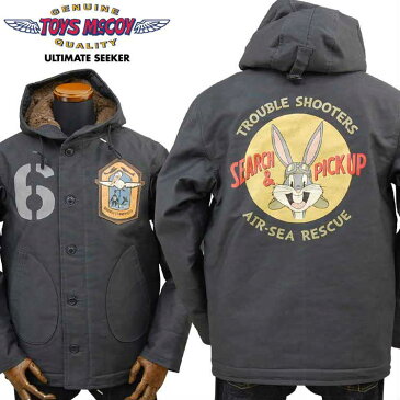 トイズマッコイTOYS McCOY N-1 フーデッドコート HOODED COAT バッグス・バニーBUGS BUNNY「6TH ERS AIR-SEA RESCUE」TMJ1914