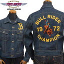 ザ・リアルマッコイズ トイズマッコイ LOT 001J デニム ジャケット DENIM JACKET「BULL RIDER CHAMPION」TMJ2011 TOYS McCOY