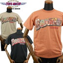 トイズマッコイ ミリタリー イラストレーション 半袖 Tシャツ 「BOMBER RIDER」MILITARY ILLUSTRATION TEE SHIRT TMC2228 TOYS McCOY