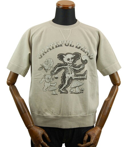 トイズマッコイ 半袖 スウェット シャツ 「GRATEFUL DEAD」SHORT SLEEVE SWEAT SHIRT TMC2236 TOYS McCOY