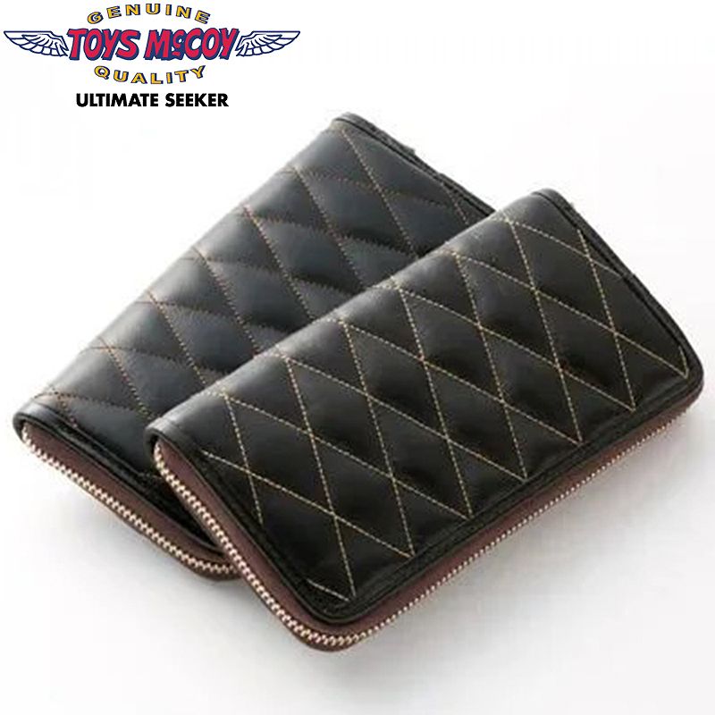 トイズマッコイ レザー キルティング ロング ウォレット TMA2407 / TOYS McCOY LEATHER QUILTED LONG WALLET