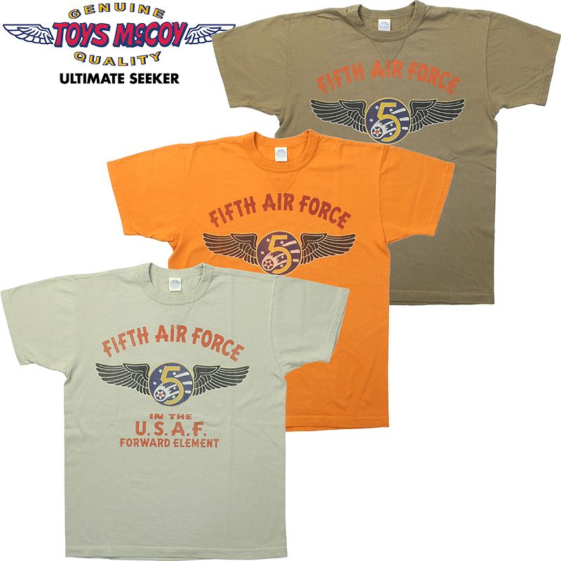 トイズマッコイ ミリタリー Tシャツ " FIFTH AIR FORCE " TMC2428 / TOYS McCOY MILITARY TEE SHIRT " FIFTH AIR FORCE "のサムネイル