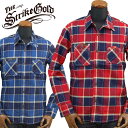 ストライクゴールド インディゴ ツイル チェック ワーク シャツ INDIGO TWILL CHECK WORK SHIRTS「SGS017」 The Stri...