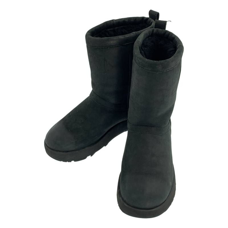 新品タグ付き★UGG 新品 24cm★防水モデルレザーブラックウォータープルーフ UGG 防水レザーブーツ 黒