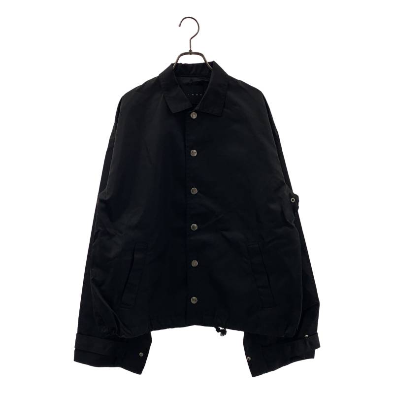 Men's Clothing - CINOH / チノ | 2020SS | NYLON COACH JACKET ナイロン コーチ ジャケット | 46 | ブラック | メンズ