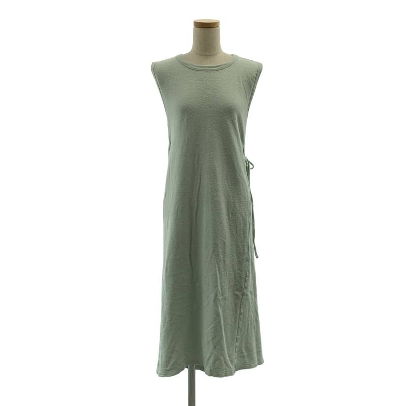 Rakuten - Shinzone / シンゾーン | CREPE WEAVE DRESS ノースリーブワンピース | F | ライトグリーン | レディース