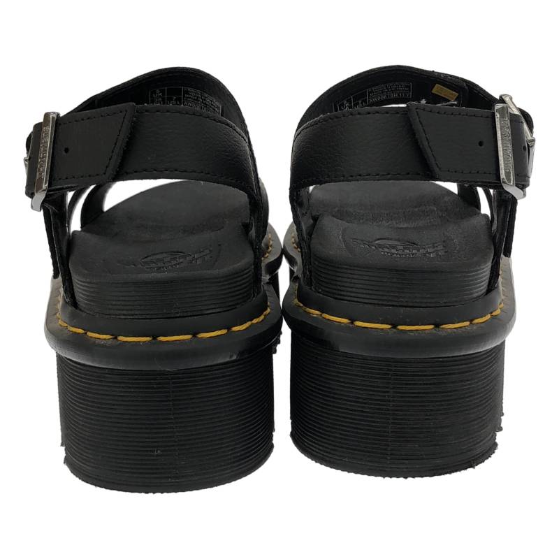 Dr.Martens / ドクターマーチン | Voss II Quad / クロスストラップ プラットフォーム サンダル | 5 | ブラック | レディース