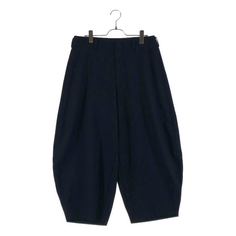 CDG  plus 細身エステルパンツXS エステルサージ 製品染 パンツ HQーP035ー051 | COMME des