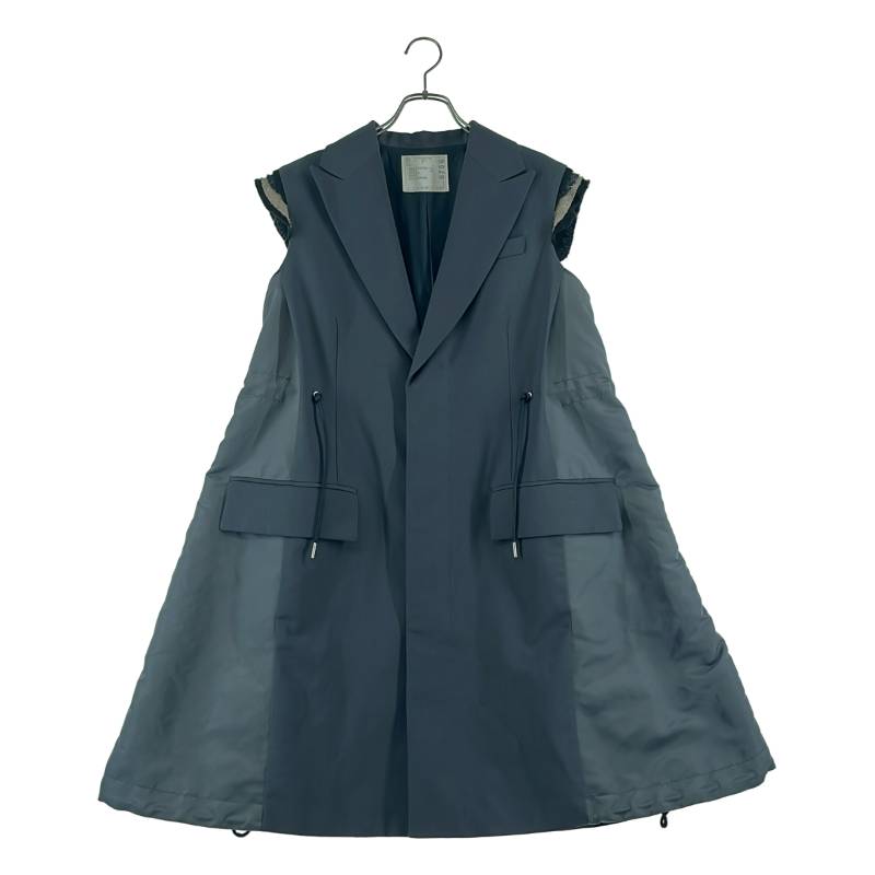 美品★sacai Suiting Mix レイヤード ドッキングスプリングコート org.jpg
