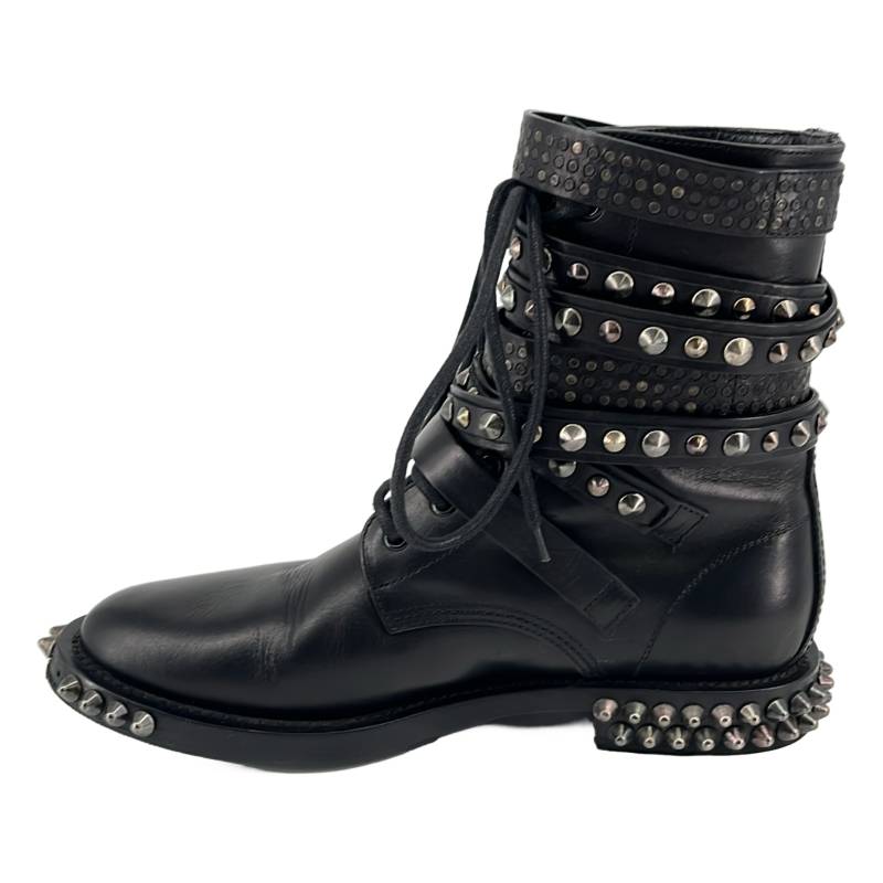 【美品】 SAINT LAURENT PARIS / サンローランパリ | 2015SS | エディ期 レザー 5ベルト スタッズ ハイカットブーツ | 38 | ブラック | レディース kldinc-10135170 KLD 楽天市場店 サンプル画像2