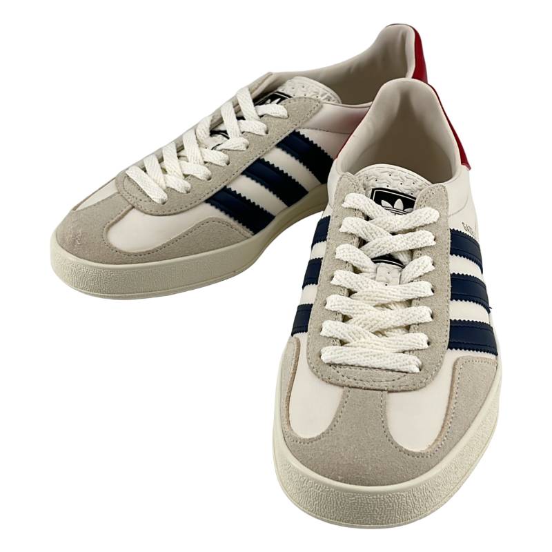 gucci///////////////\\\' - 【美品】 GUCCI / グッチ | ×adidas WMNS Gazelle スニーカー | 22.5 | ベージュ/ネイビー | レディース