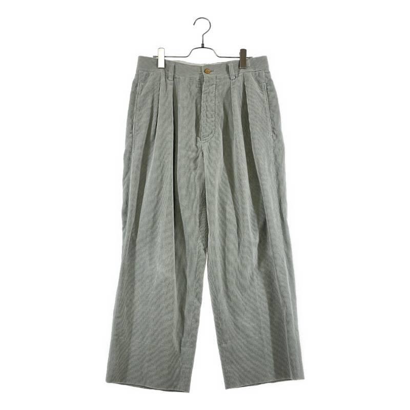 MAATEE&SONS / マーティー&サンズ | CHINO CHIC1 リネン混 コーデュロイパンツ | 1 | WAKAKUSA うすGREEN | メンズ