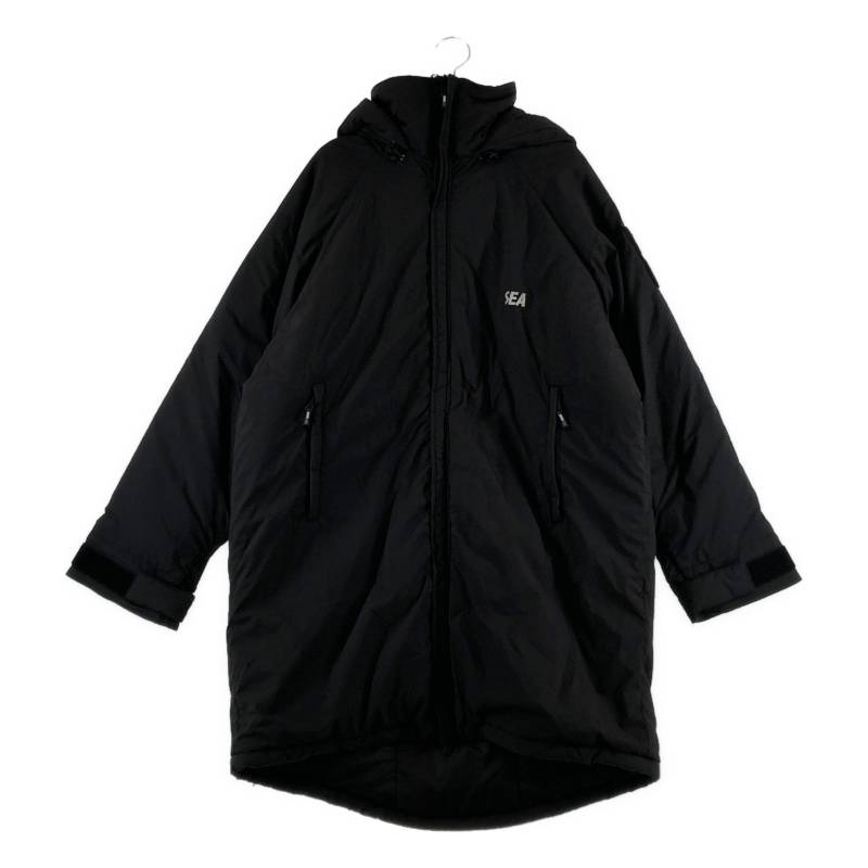  WIND AND SEA / ウィンダンシ— | × WILDTHINGS / ワイルドシングス PrimaLoft READY PARKA / プリマロフト ダウンコート フーディ | M | ブラック | メンズ