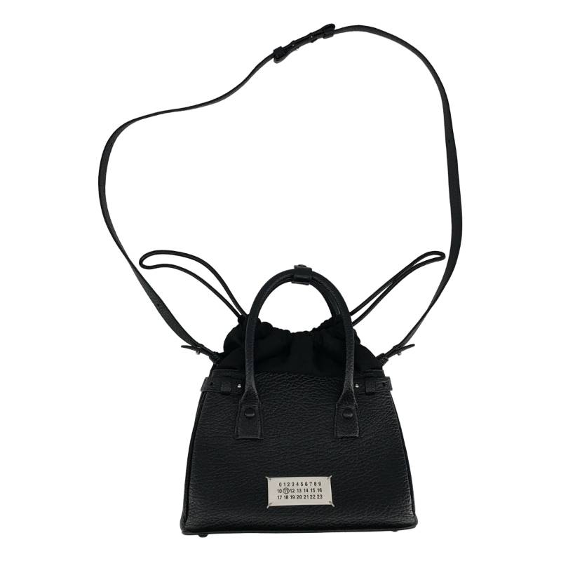 Maison Margiela / メゾンマルジェラ | 5AC DRAWSTRING MINI BAG ショルダーバッグ | ブラック | レディース