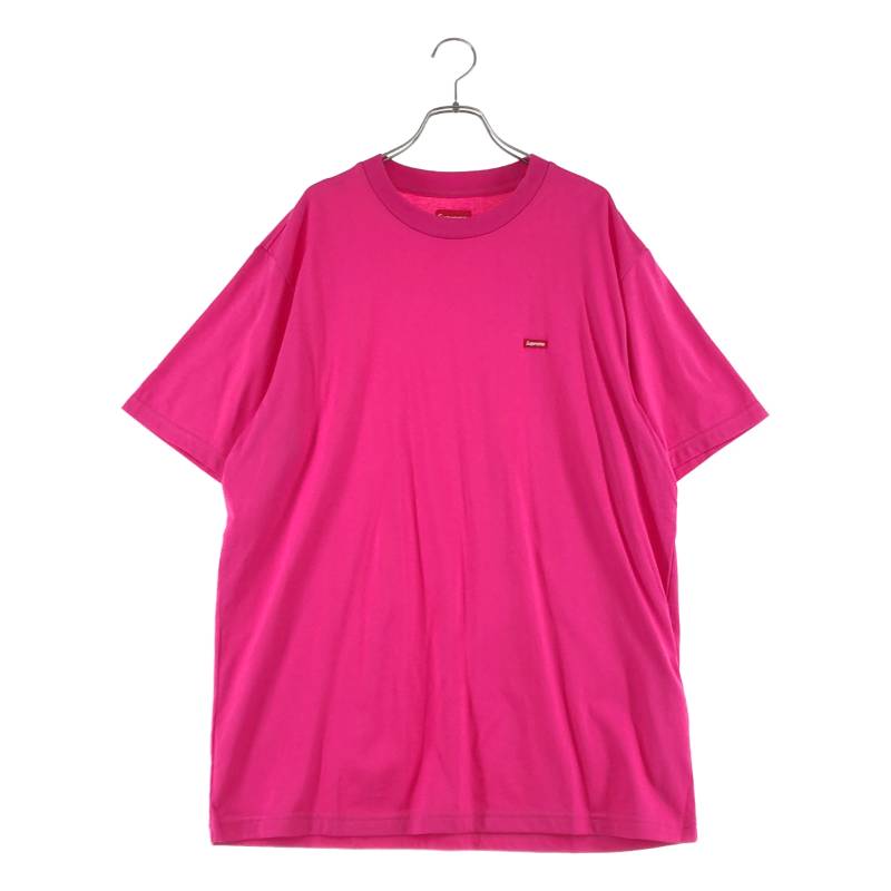  SUPREME / シュプリーム | small box logo Tee / スモール ボックスロゴ Tシャツ カットソー | L | ピンク | メンズ