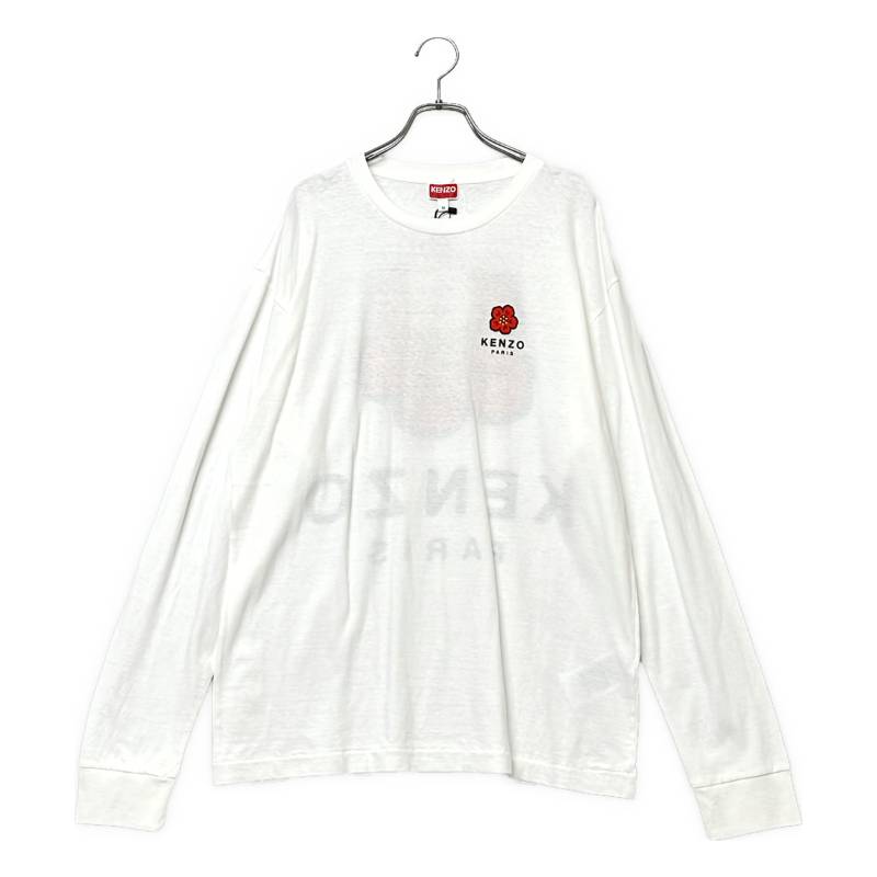 Rakuten - 【美品】 KENZO / ケンゾー | × Nigo Boke Flower L/S T-Shirt / 両面プリント カットソー | M | ホワイト | メンズ
