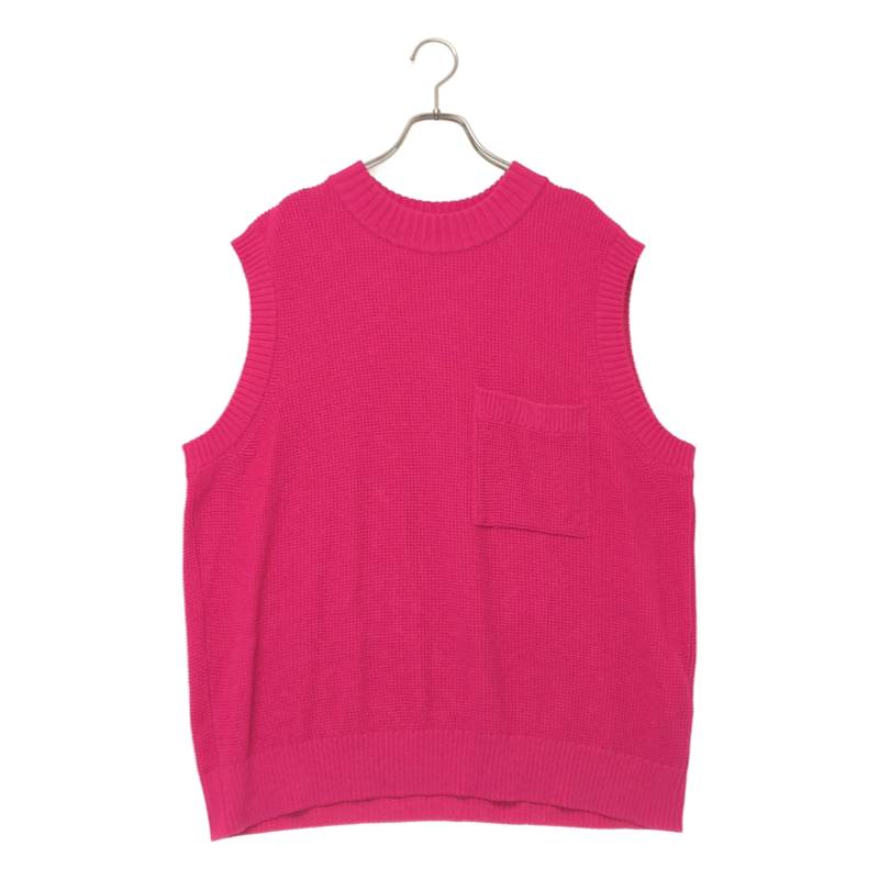 Rakuten - WELLDER / ウェルダー | Oversize Pullover Knit Vest オーバーサイズプルオーバーニットベスト | 3 | ピンク | メンズ