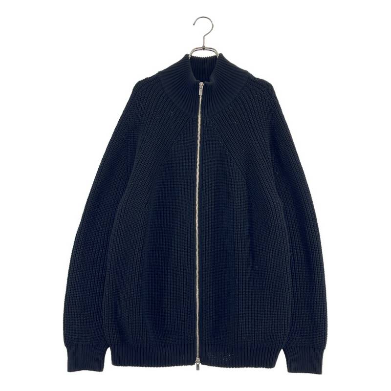BATONER / バトナー | SIGNATURE DRIVERS KNIT ドライバーズニット | 3 | ブラック | メンズ