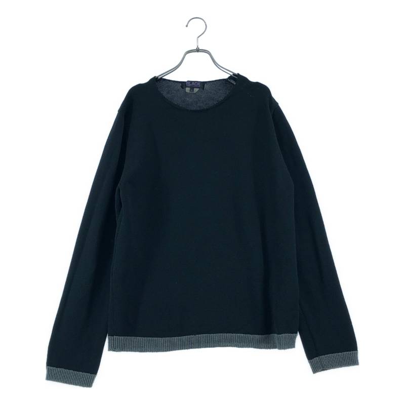 【COMME des GARCON】ウール変形ニット　日本製　アシンメトリー　M 楽天市場】コムデギャルソン セーター 切替（メンズファッション）の通販