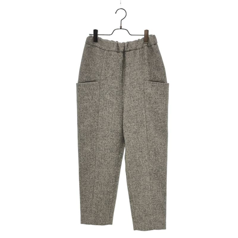 COSMIC WONDER / コズミックワンダー | Kempimelton haori pants / ウール ドローストリング パンツ | 1 | グレー | レディース